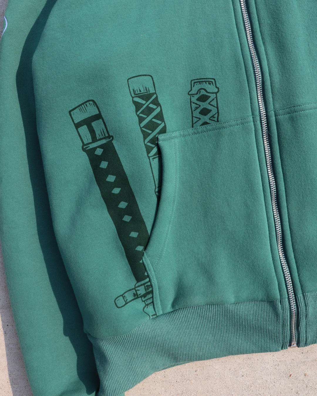 Three Swords Zip-Up